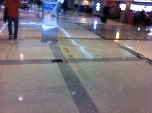 Thisterrazzo  floor is in The Denver Airport